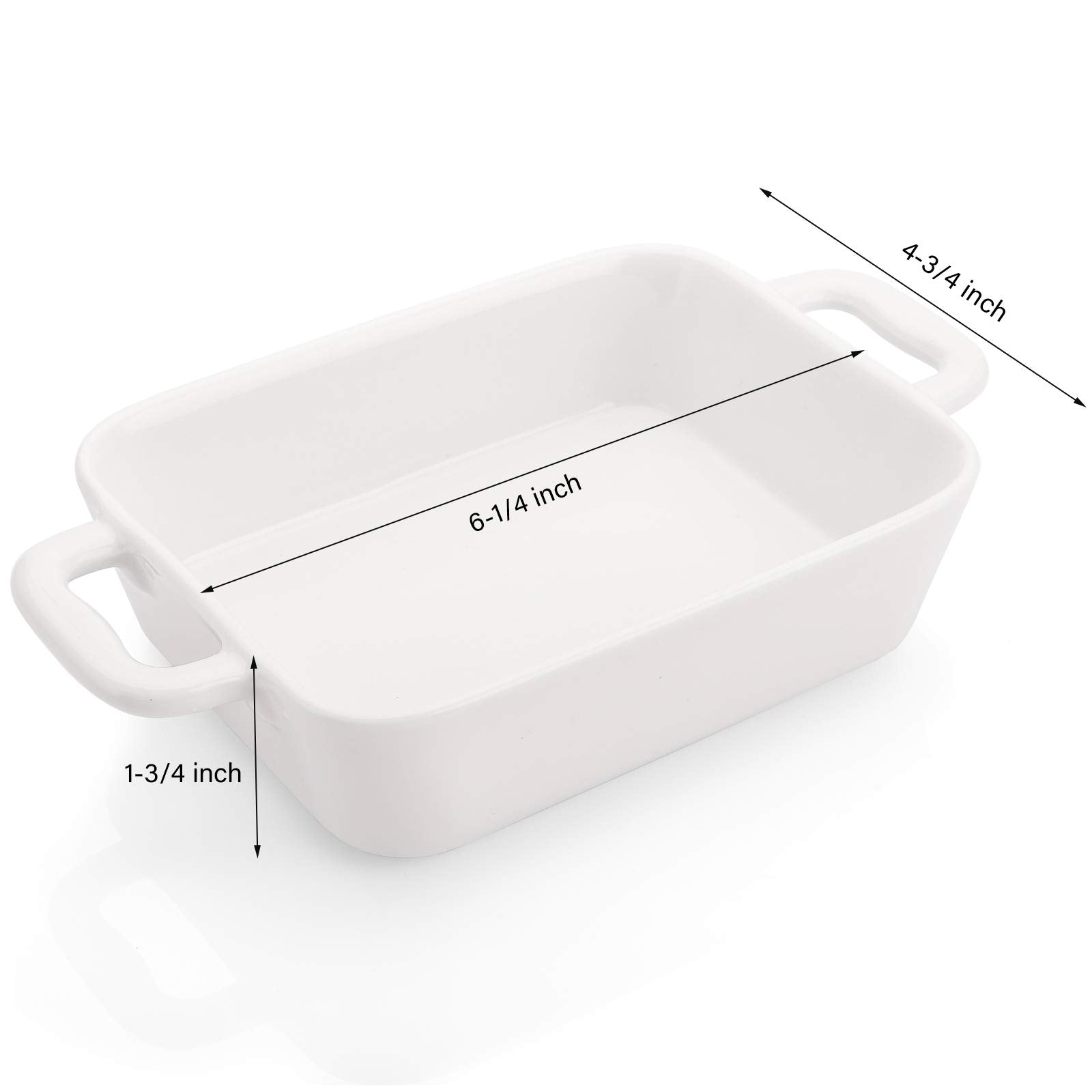 Foraineam white porcelain soufflé dishes ideal for desserts and single servings