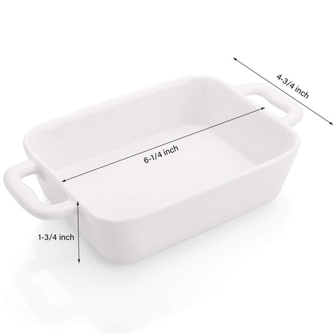 Foraineam white porcelain soufflé dishes ideal for desserts and single servings