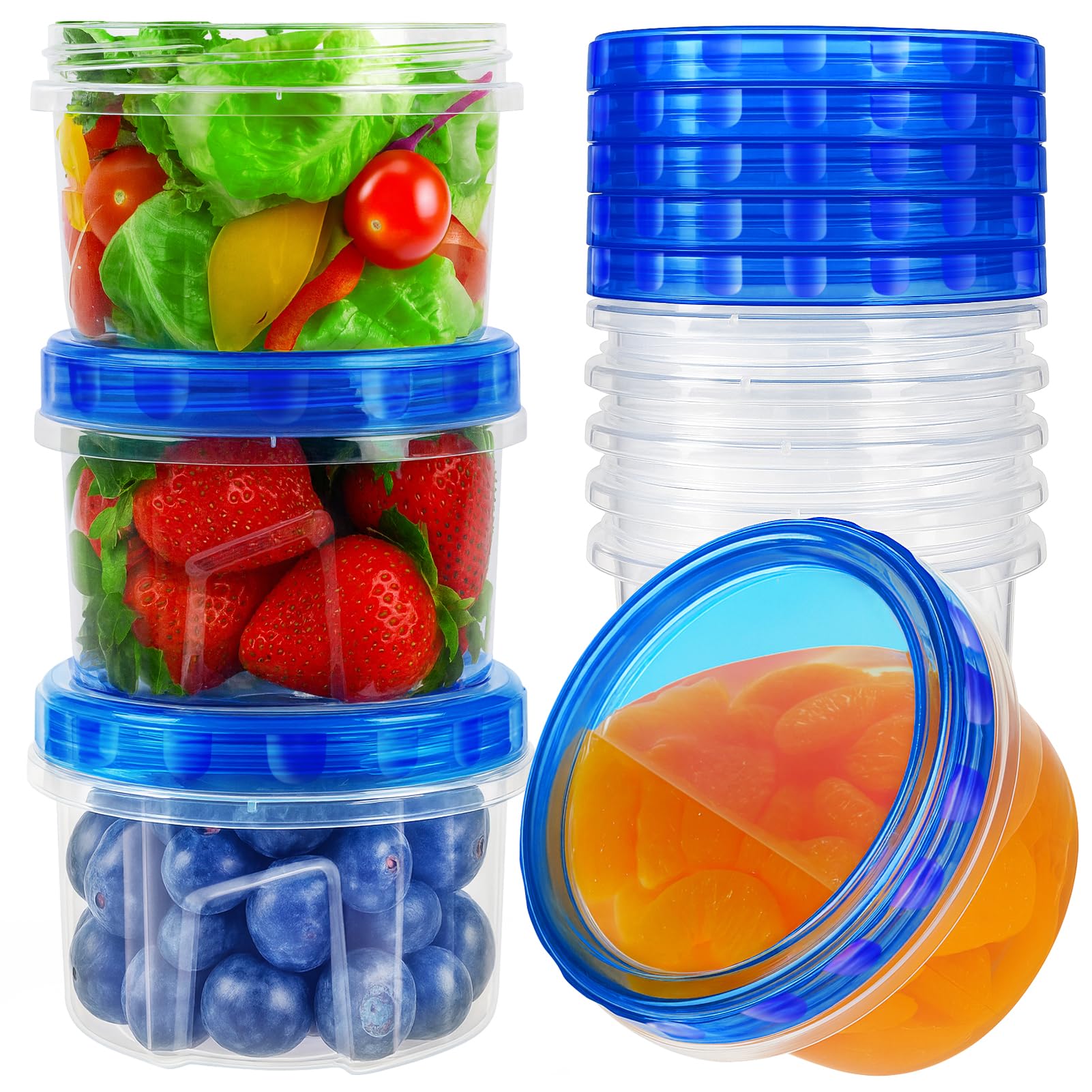 Forest Breathing 17oz containers with twist tops for meal prep and leftovers