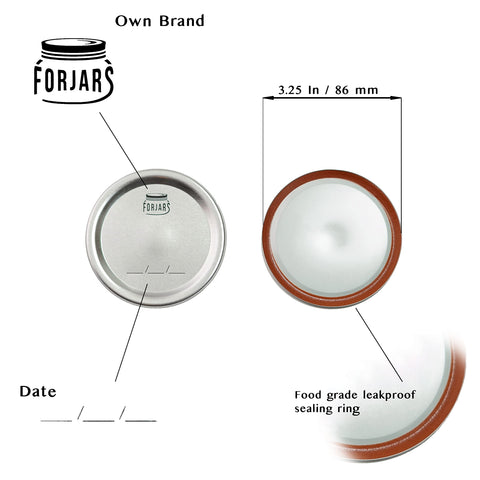 FORJARS silicone seals provide airtight storage and protection