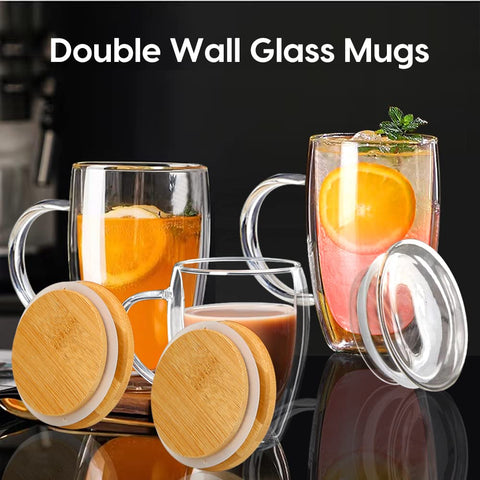 Condensation-free exterior on the Fornzii glass mug for cold drinks.