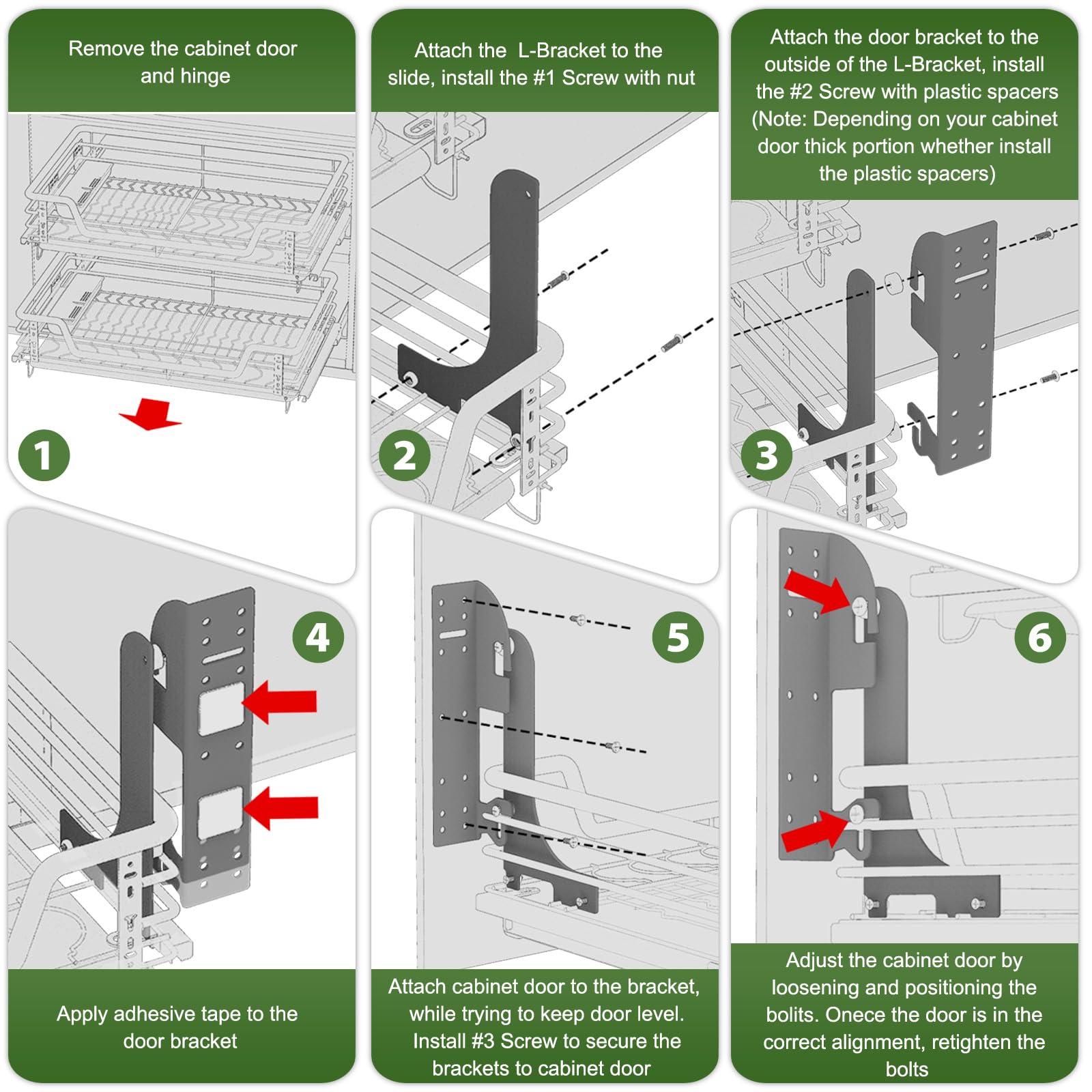 ForoGore door-mount kit helps reclaim cabinet space.