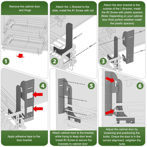 ForoGore door-mount kit helps reclaim cabinet space.