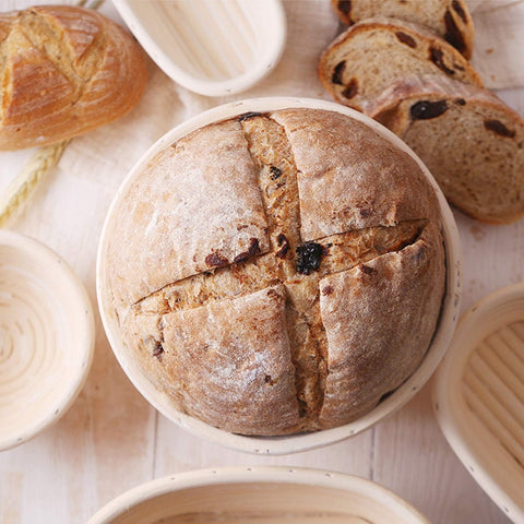 FORSUN 5-inch basket sized for small to medium loaves for home bakers