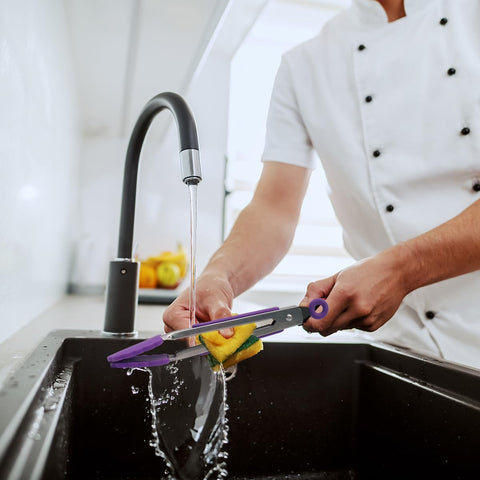 ForTomorrow indoor and outdoor cooking versatility with 7-inch tongs.