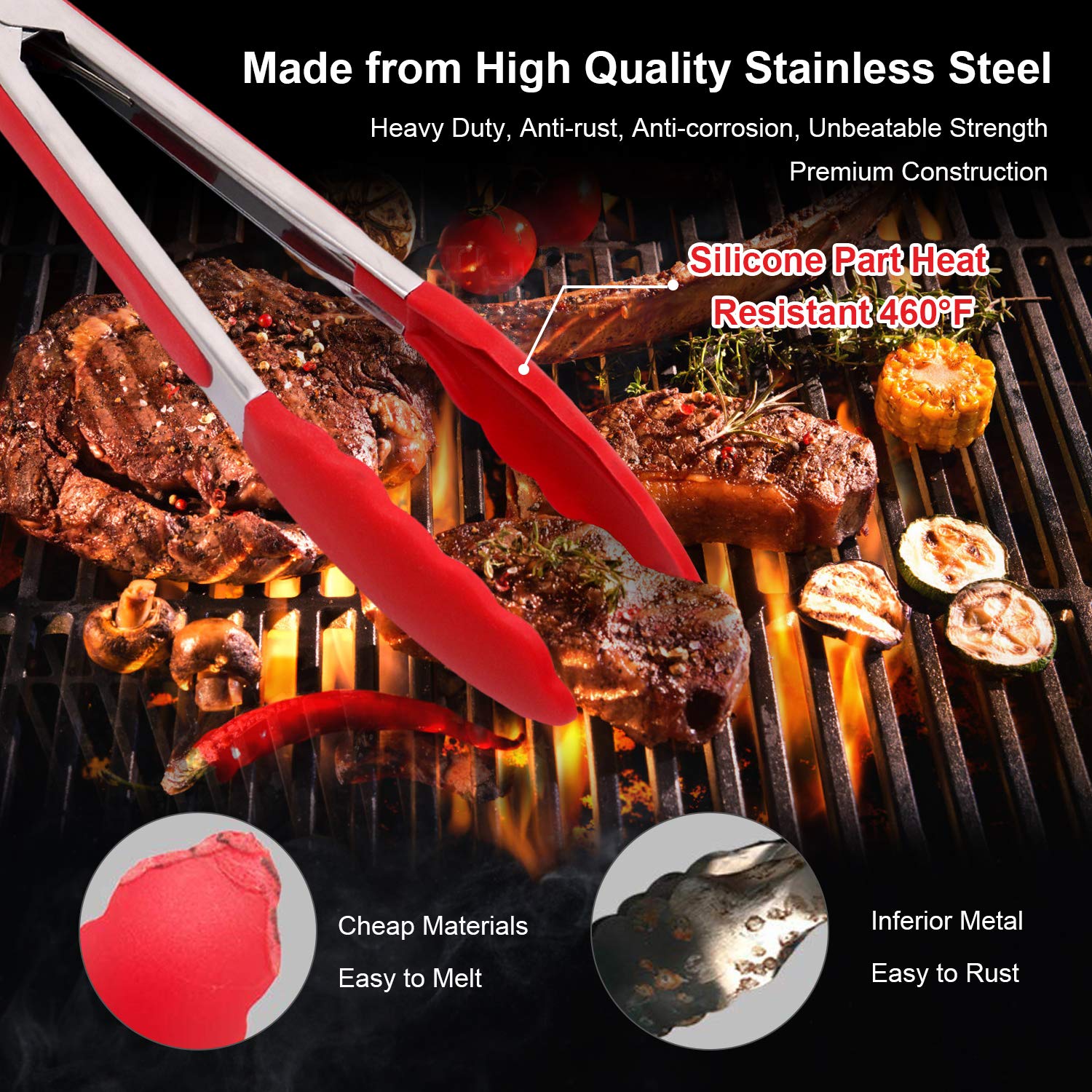 ForTomorrow dishwasher-safe tongs clean up quickly after meals