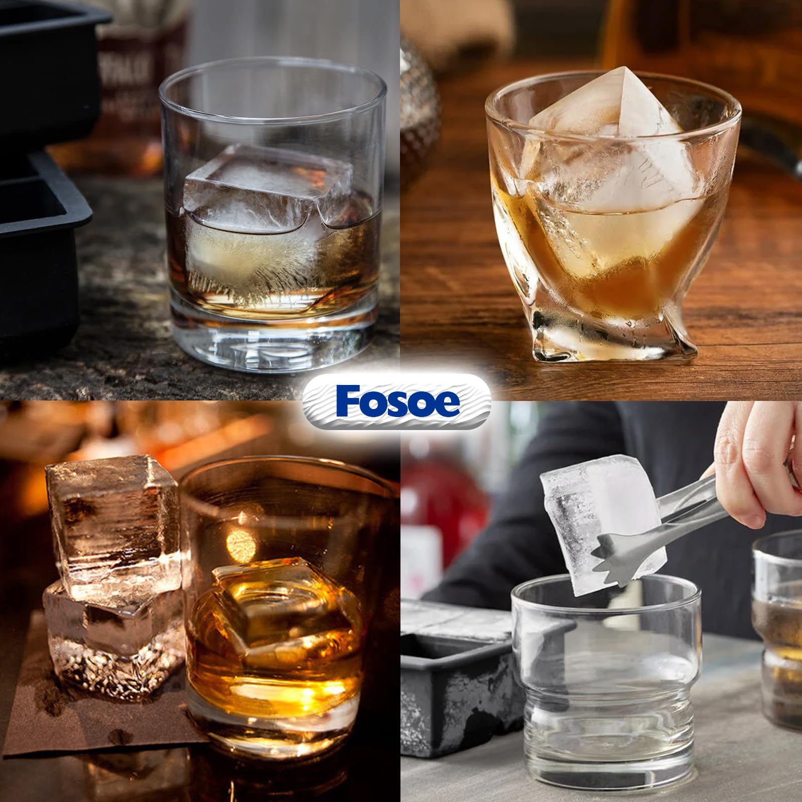 FOSOE easy-release tray design for quick cube removal.