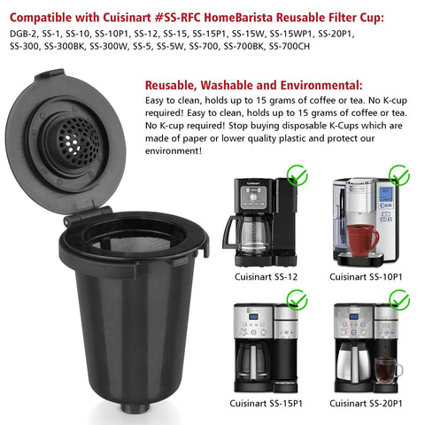 FOTRIC filter cup used with your own coffee in a K-cup style brewer.