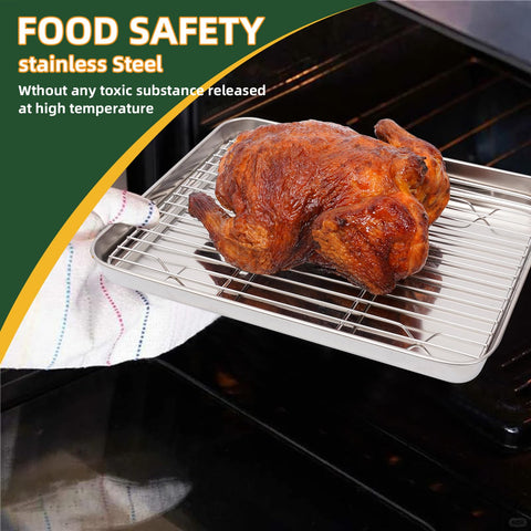 Cooling rack included to boost airflow and faster cooling