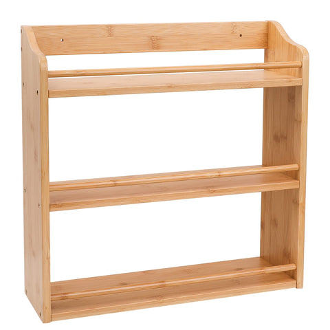 FoverOne bamboo spice rack screws and anchors enable stable mounting