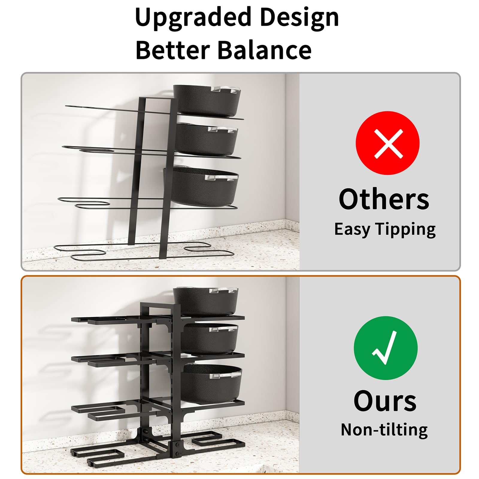 Fovkdcvw easy 2-minute installation for quick kitchen organization.