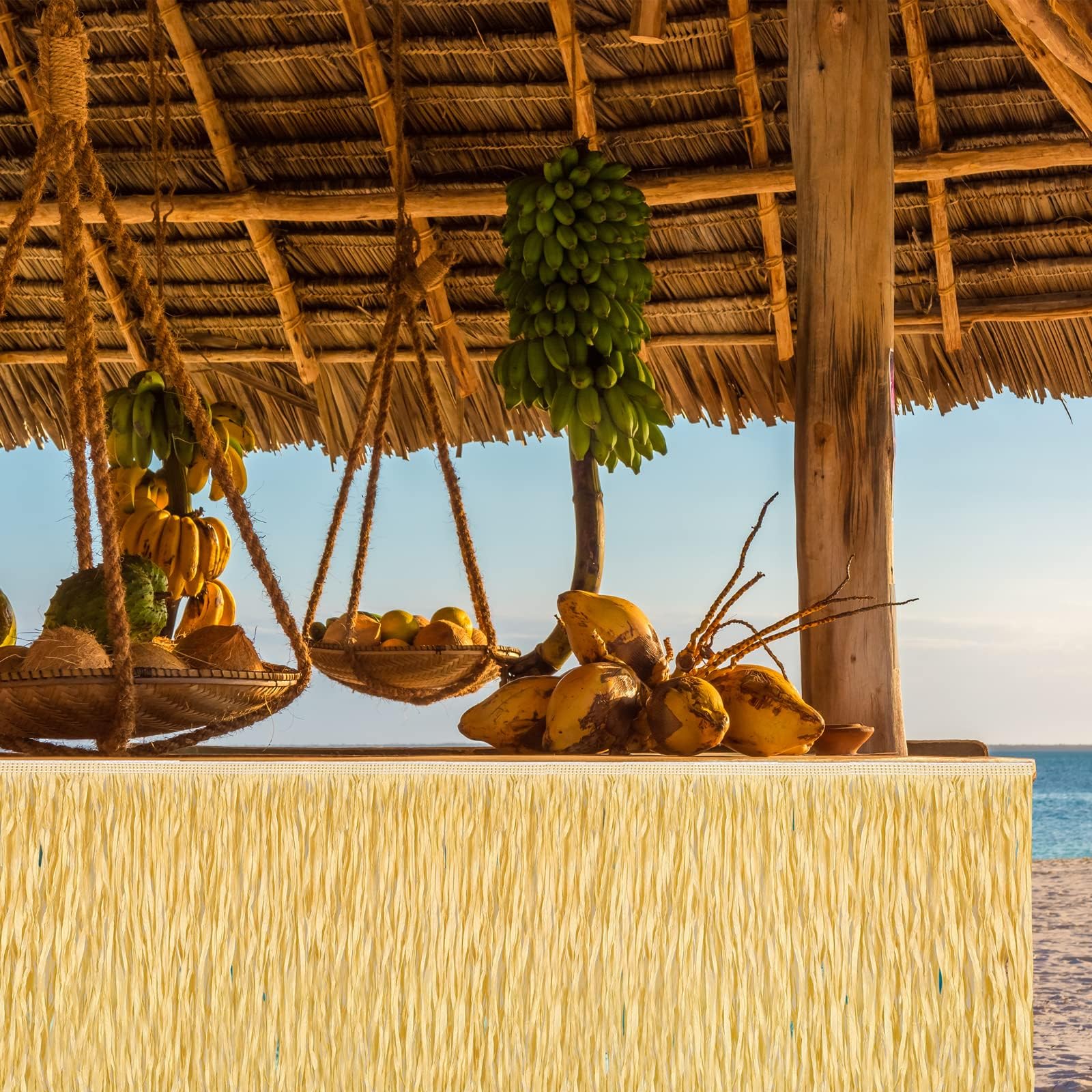 Fovths vibrant colors create tropical ambiance for Hawaiian parties and luau celebrations.