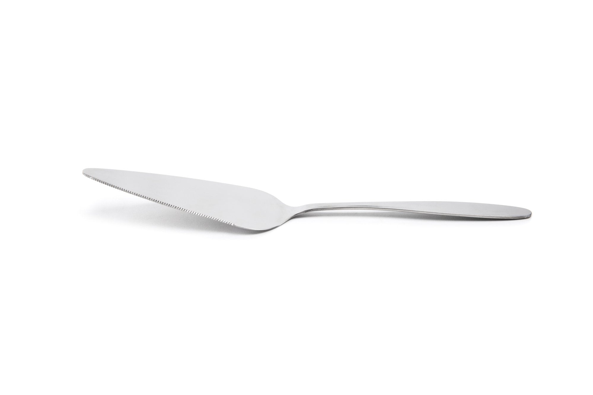 Fox Run polished stainless steel server adds durable, elegant table appeal.