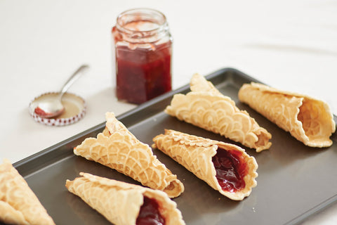 Fox Run waffle cone roller for easy home confections.