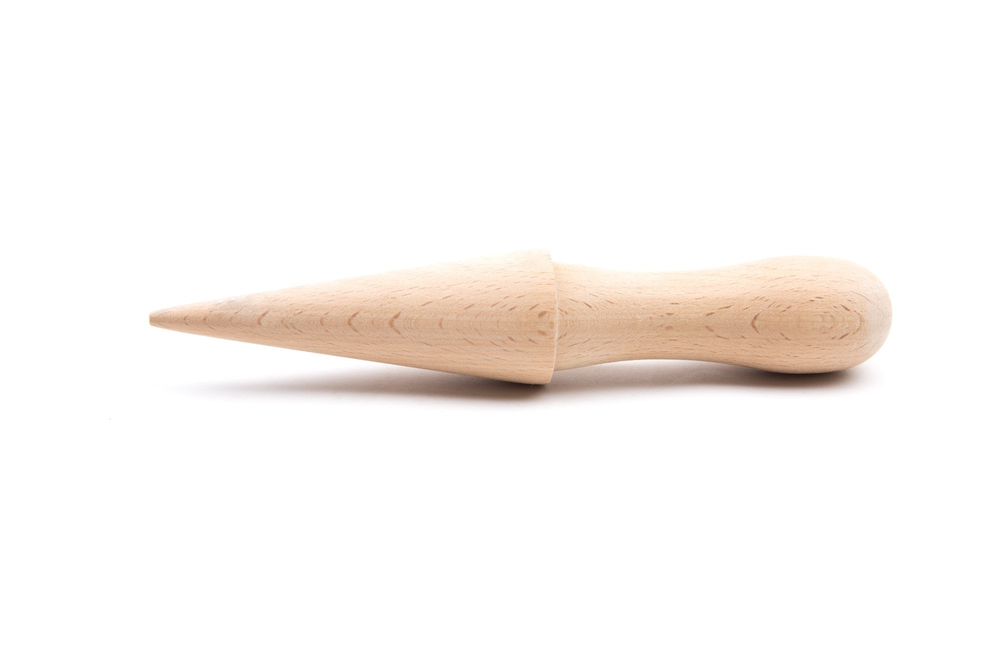 Fox Run beechwood pizzelle roller with smooth, natural finish.