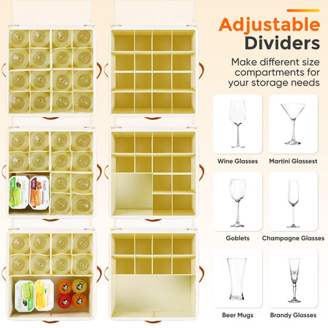 Foyego box holds up to 16 wine glasses