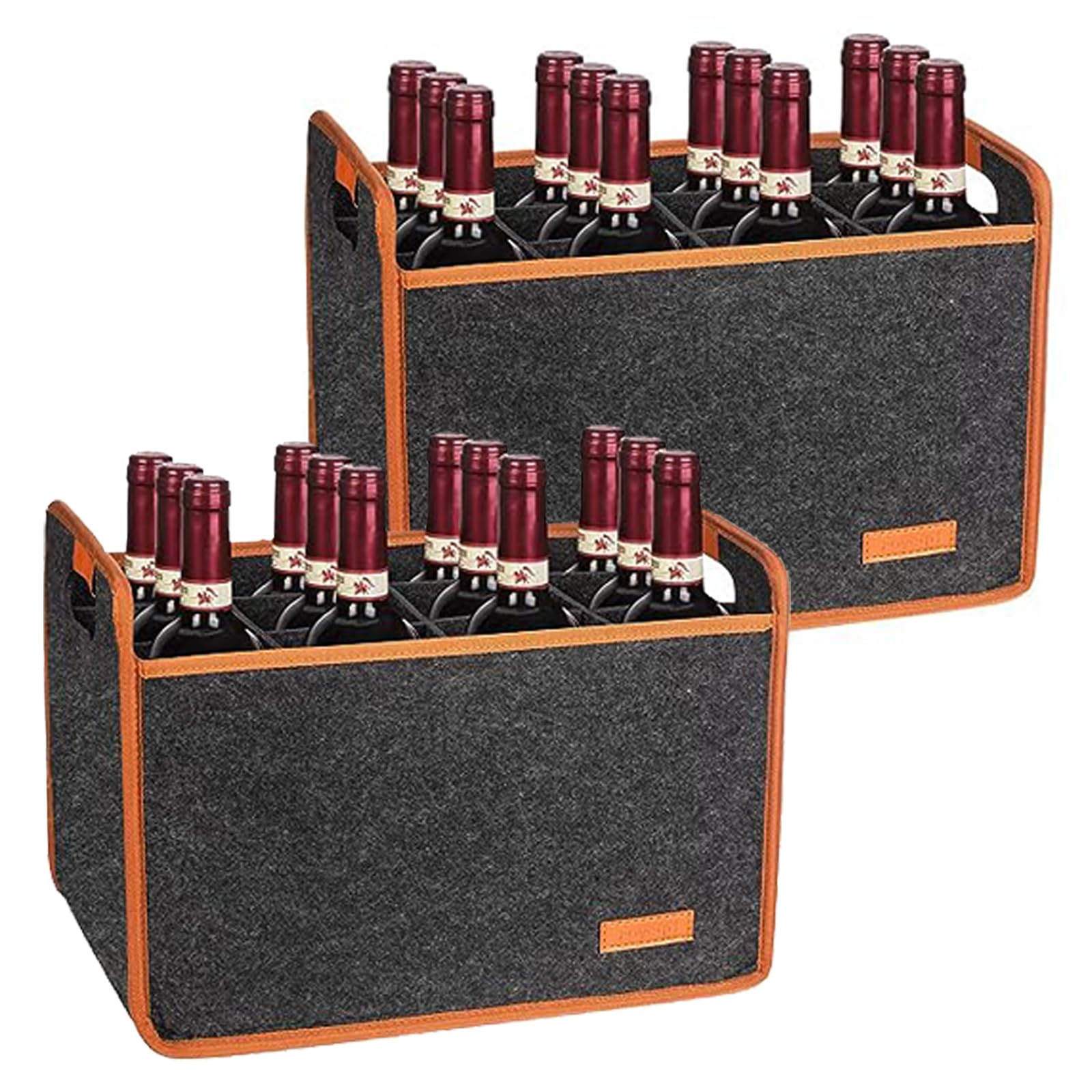 Foyego wine tote carrier with insulated design for travel.
