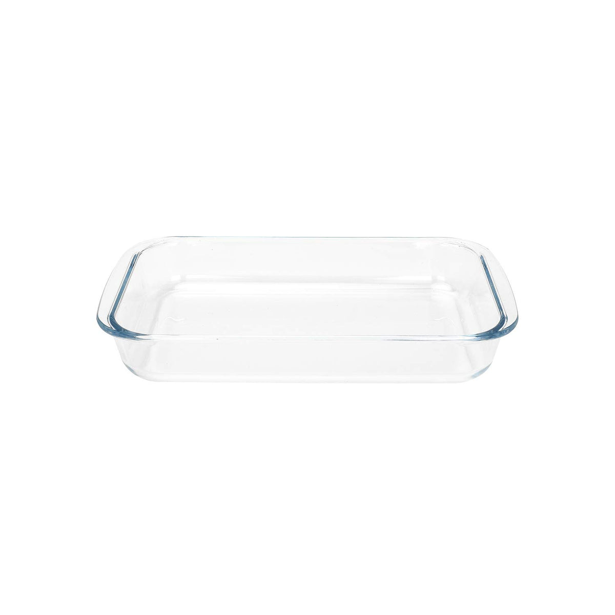 FOYO Basics tempered glass baking dish, clear and sturdy for oven-to-table meals.