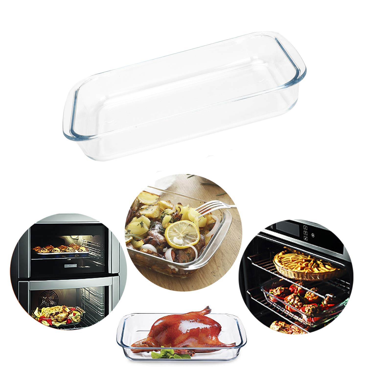 FOYO Basics baking dish is dishwasher-safe for quick cleanup after meals.