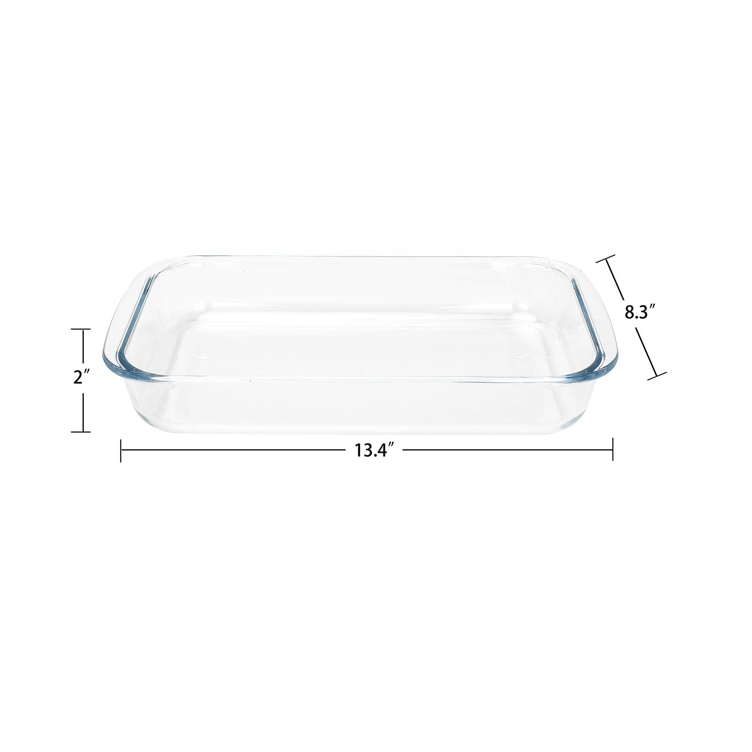 FOYO Basics tempered glass dish resists odors to preserve flavor in casseroles.