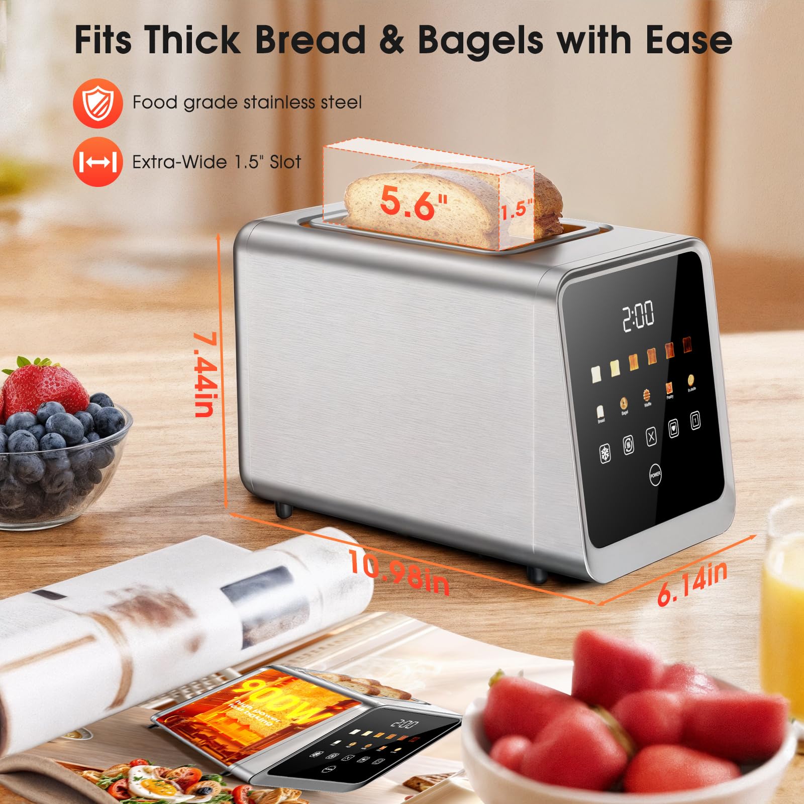Foyoconven defrost and reheat controls for flexible mornings