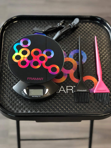 FRAMAR tare button helps net weight calculation for bowls and containers.