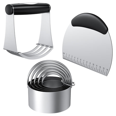 Frapkom biscuit cutter set overview with precise shapes for cookies and pastries