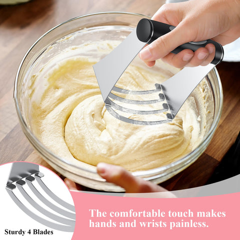 Frapkom five-size cookie cutter set with centimeter marks for accuracy