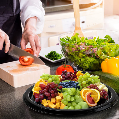 Frcctre BPA-free plastic trays are safe for hot and cold foods.