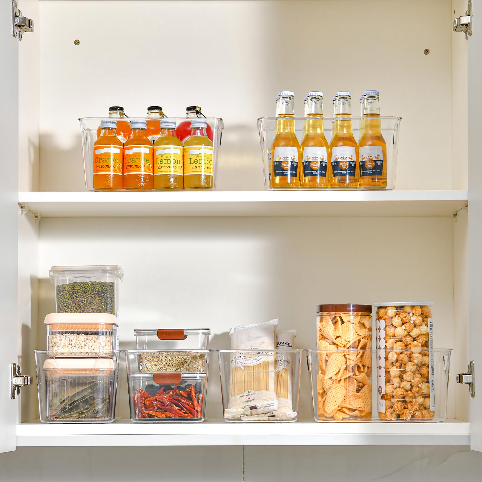 Freebat kitchen counter storage bin keeps utensils tidy and accessible.