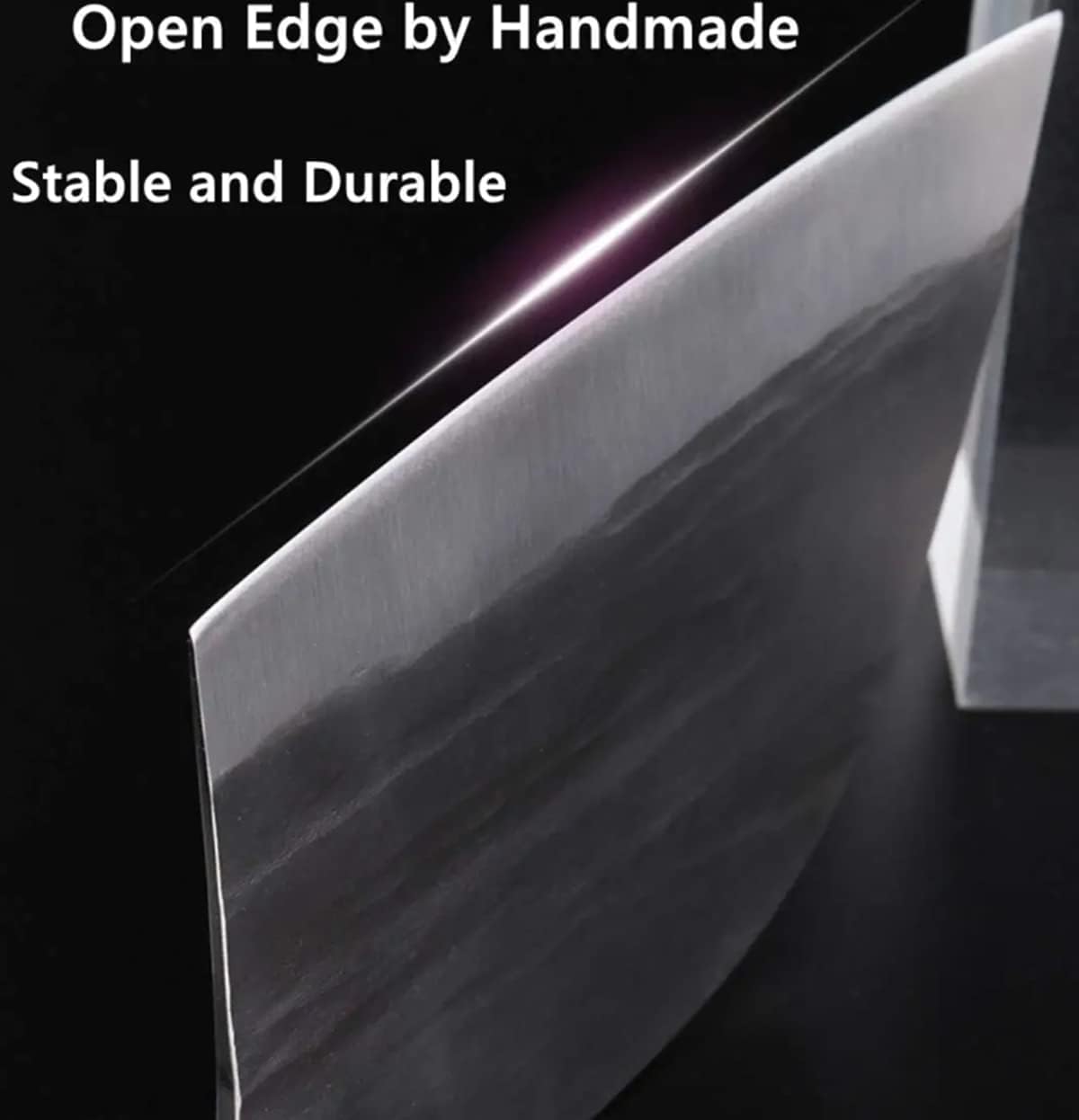 Freelander forged meat cleaver wide blade for efficient chopping.