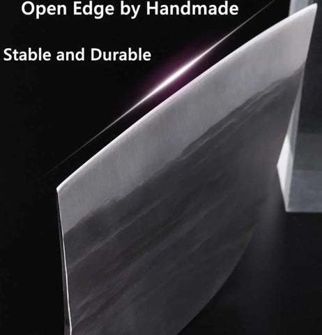 Freelander forged meat cleaver wide blade for efficient chopping.