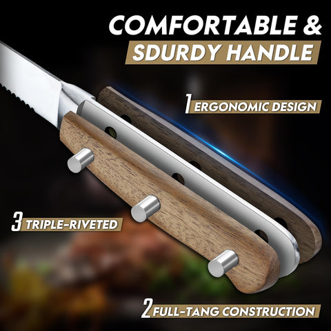 Freelander full tang construction ensures balanced secure grip during use