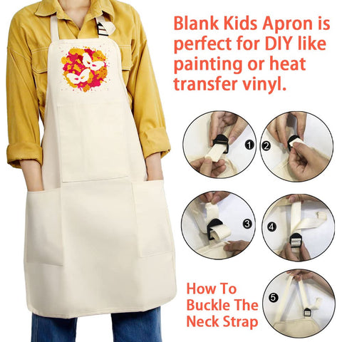 FreeNFond Kids Apron gift-ready packaging, perfect for birthdays and holidays.