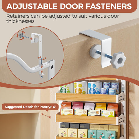 Freexployer adjustable baskets close-up showing versatile item sizes