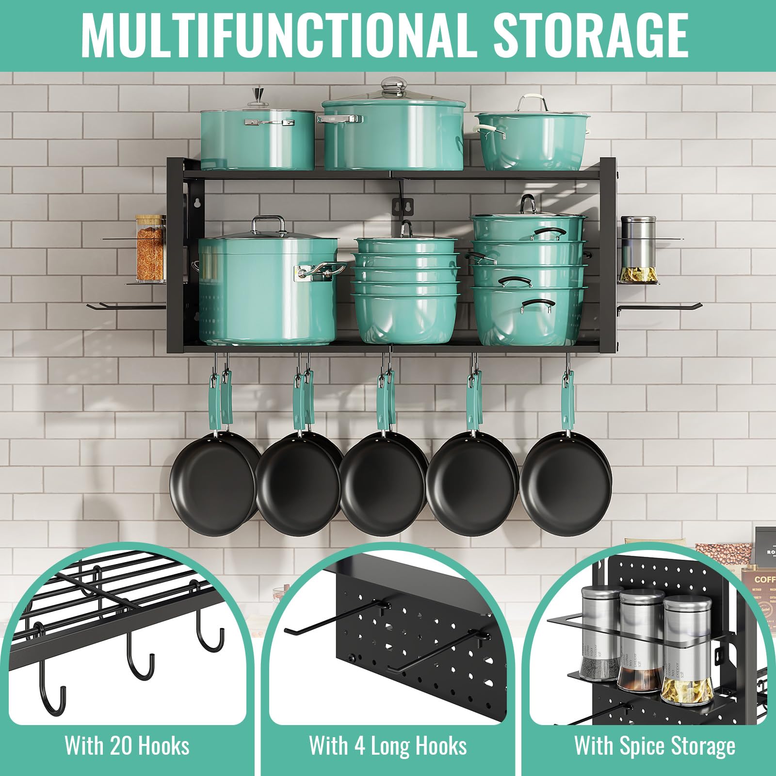 Freexployer sturdy metal construction supporting daily kitchen use