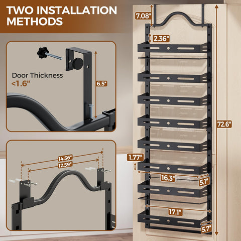 Freexployer wall mount and hanging rack saves cabinet space and boosts access.