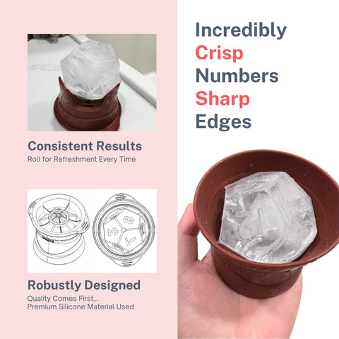 FREEZE FORMS easy-fill release D12 mold speeds ice preparation