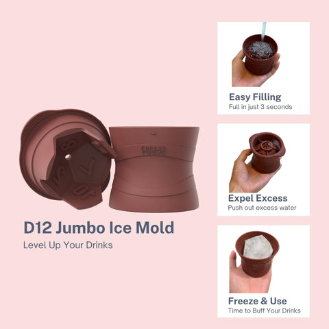 FREEZE FORMS gaming-themed beverage ice elevates party vibes