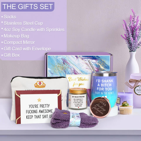 Frerdui best friend gift box straw and brush set for easy cleanup on the go