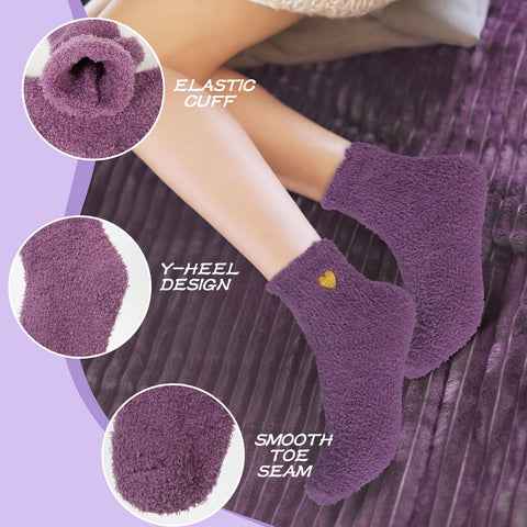 Frerdui fuzzy socks offer warmth and comfort.