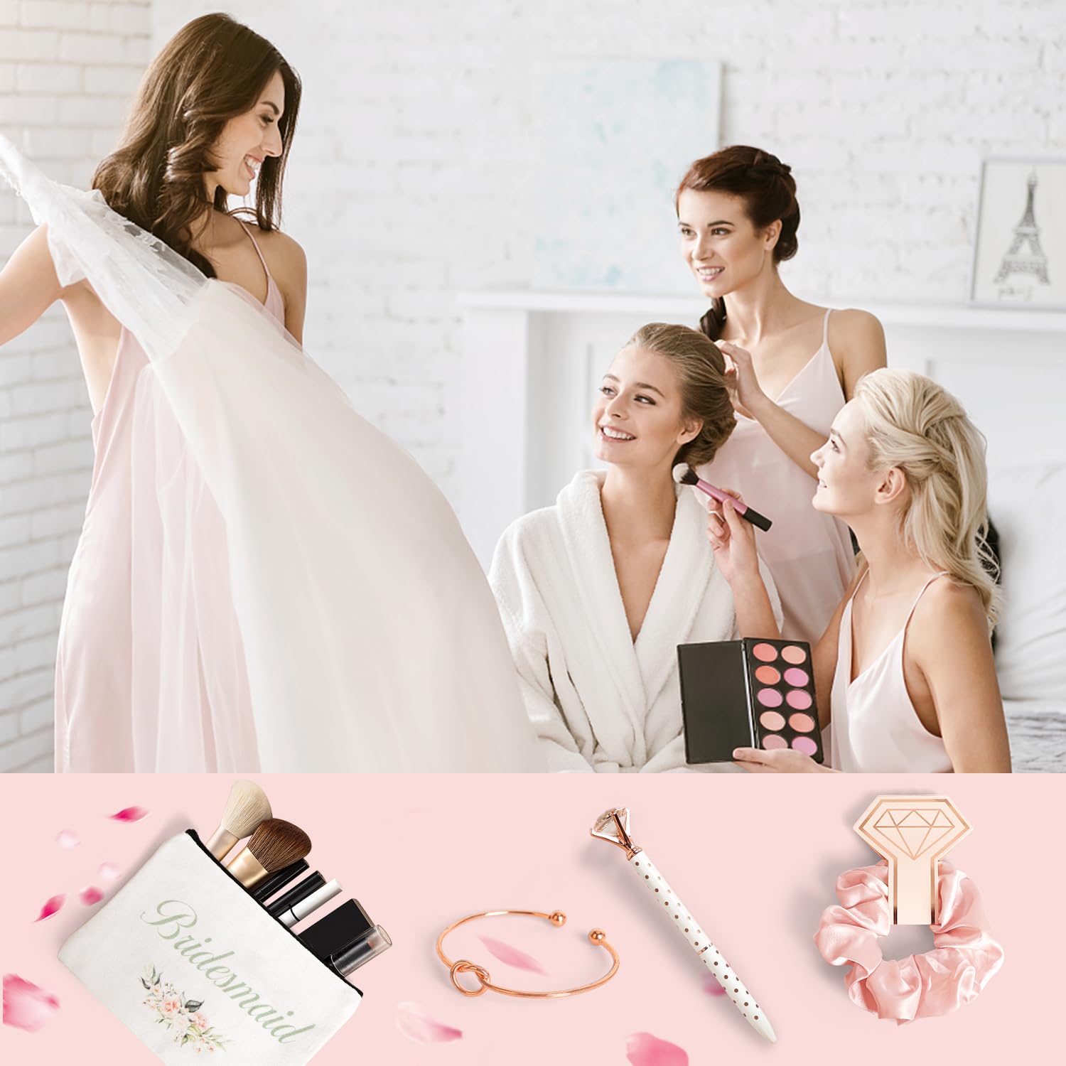 Frerdui bridesmaid invite card included for a personal handwritten message