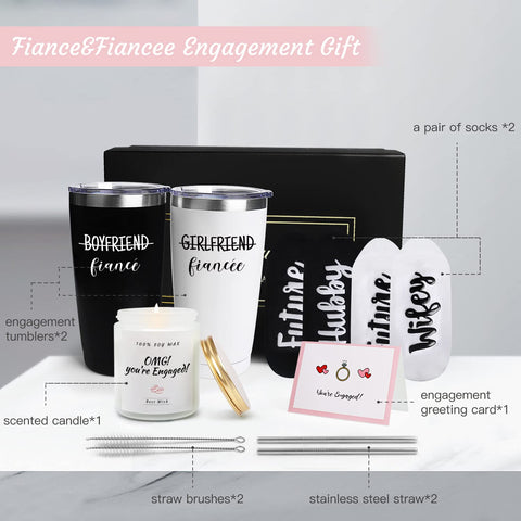 Frerdui engagement greeting card sends thoughtful wishes for the couple