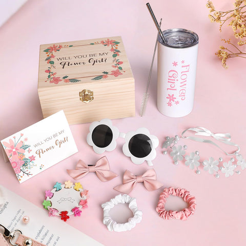 Frerdui Bows Clips coordinate outfits for wedding photos.
