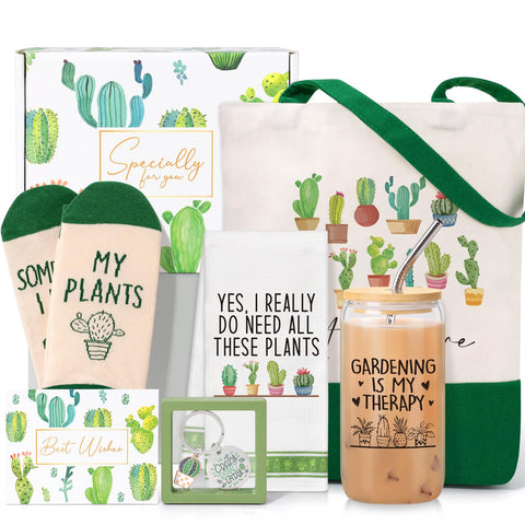 Frerdui plant lover gift set glass cup for daily coffee rituals.