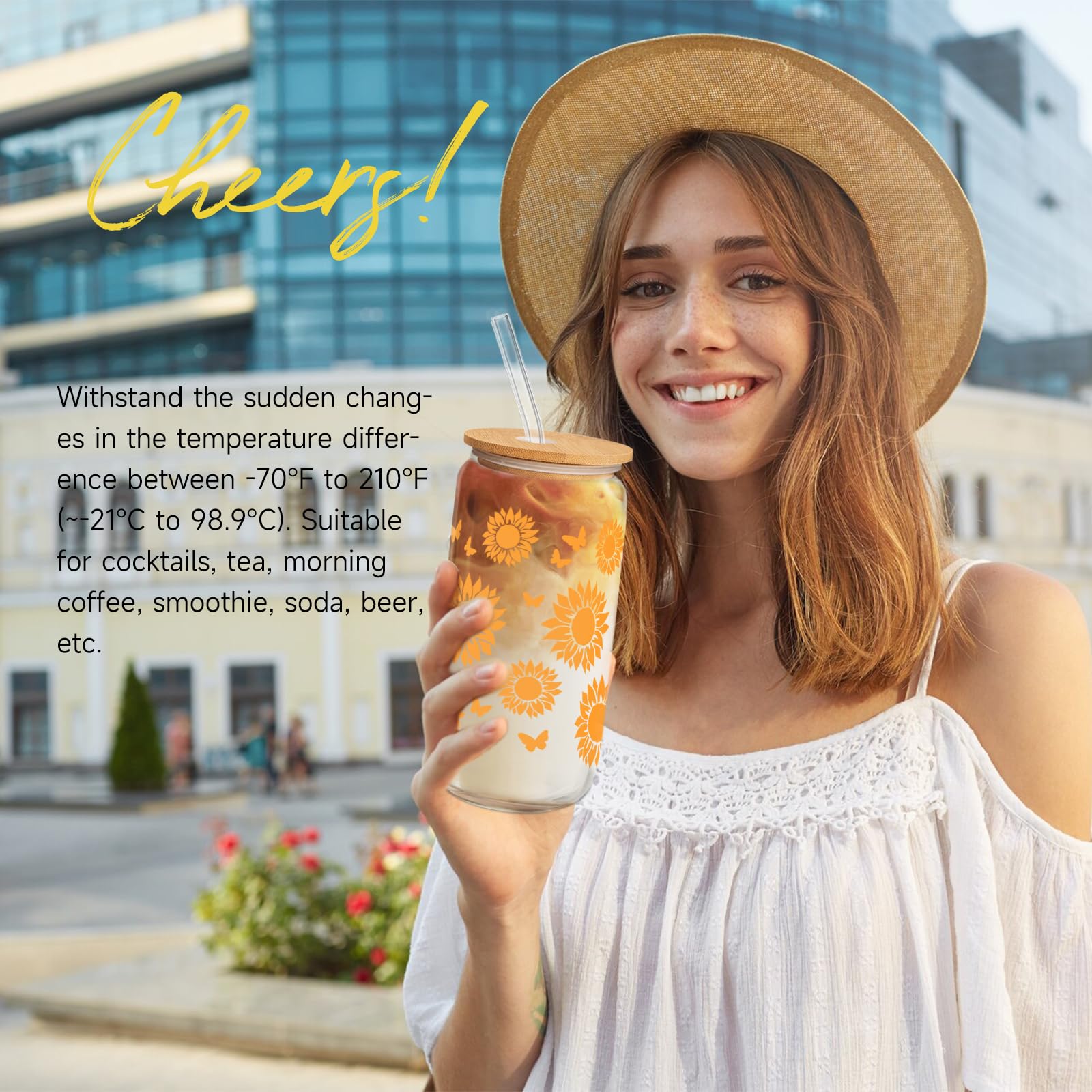 Frerdui sunflower candle providing warm ambiance
