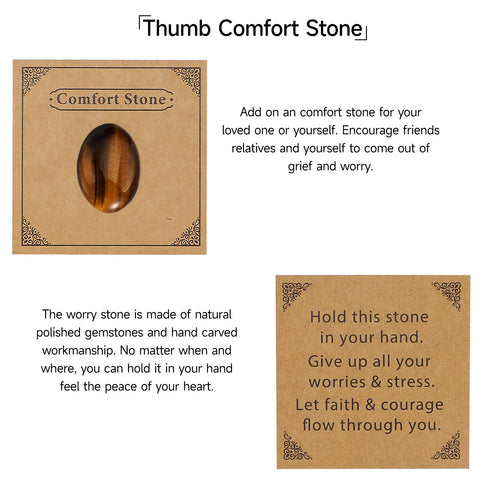 Frerdui tiger eye comfort stone for calm and focus in the kit