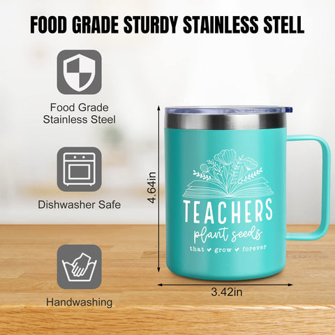 Frerdui Teacher Tumbler is durable and easy to clean for daily use.