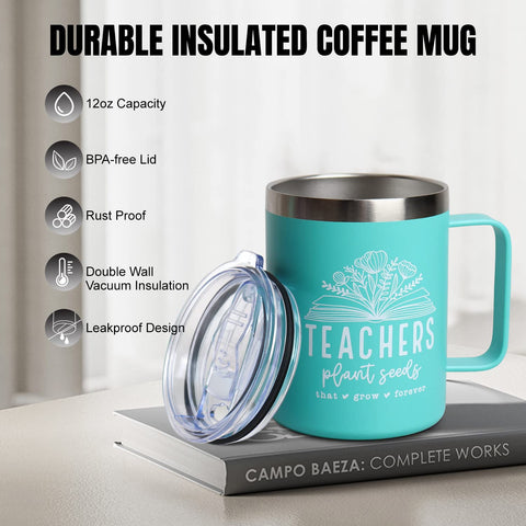 Frerdui Teacher Tumbler suitable for indoor and outdoor use anywhere.