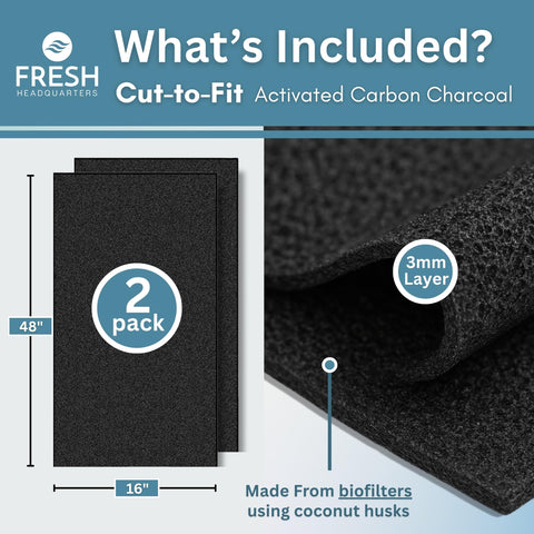 Fresh Headquarters cut-to-fit microwave filter installed in a vent space